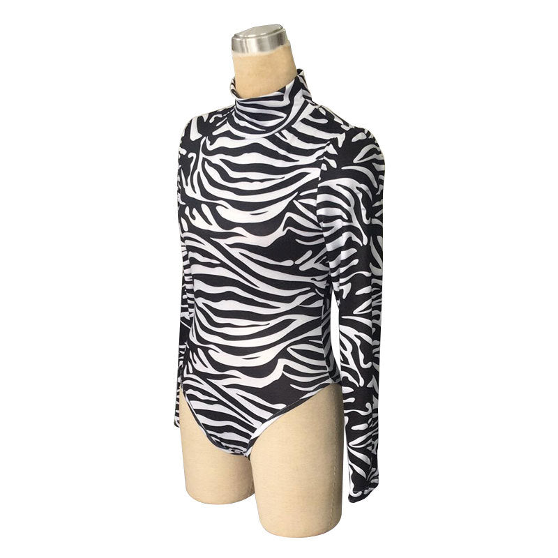 π Zebra Print Digital Jumpsuit β Bold & Fierce Statement Piece β¨