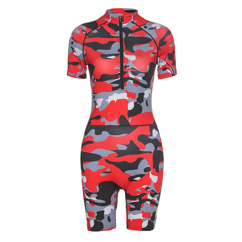 CamoKilla Zip Romper – Bullish Blue Street Camo Edition