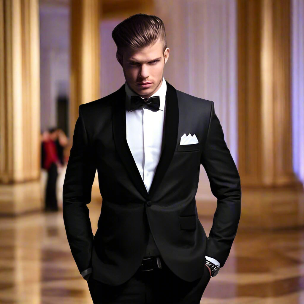 🕴️ Slim Fit Two-Piece Men’s Suit – Urban Formal Wear for All Seasons