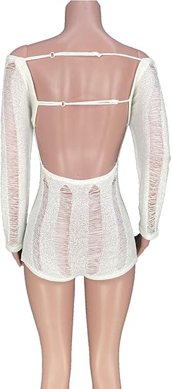 Off-Shoulder Knit Slim-Fit Jumpsuit – Flirty, Chic & Curve-Hugging