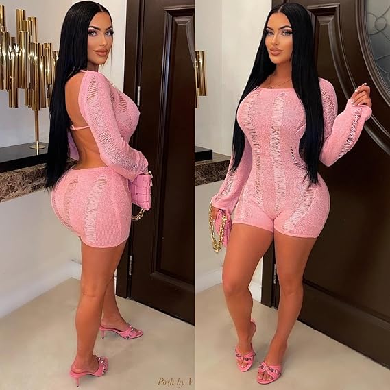 Off-Shoulder Knit Slim-Fit Jumpsuit – Flirty, Chic & Curve-Hugging