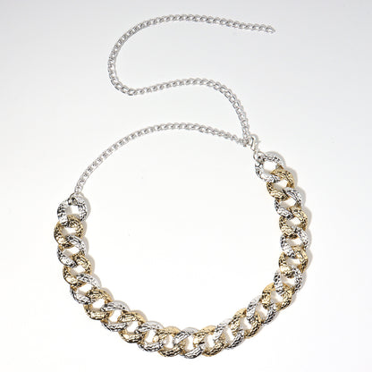 Acrylic Gold-Tone Body Chain – Adjustable Summer Statement Jewelry