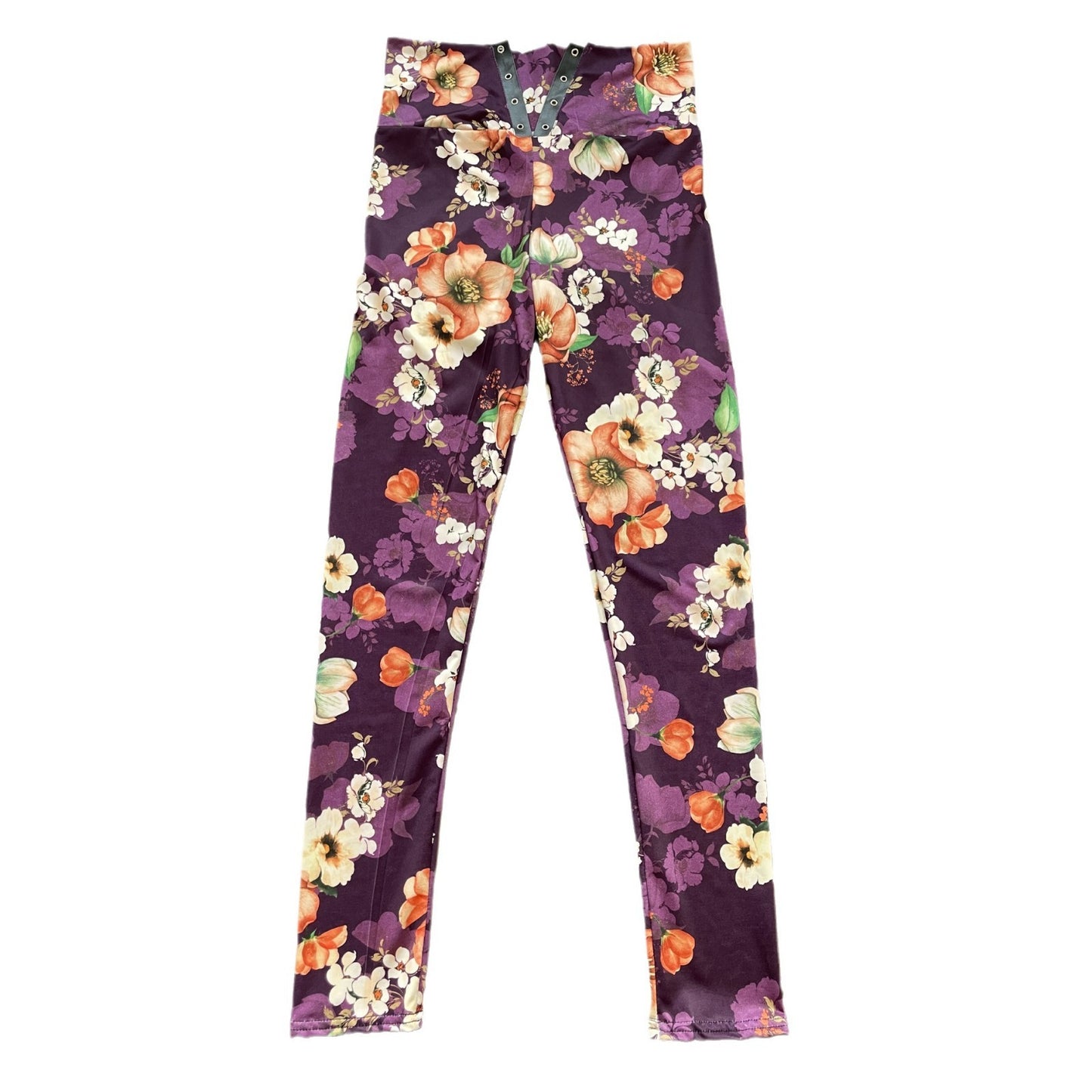 High Waist Lace-Up Sculpting Leggings – Slim Fit, Curve-Enhancing