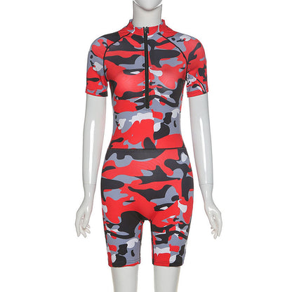 CamoKilla Zip Romper – Bullish Blue Street Camo Edition