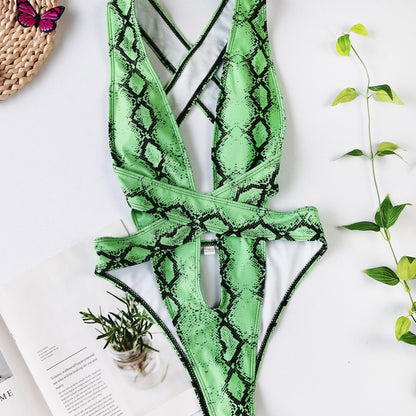 👙 Sculpted Siren One-Piece – Bandage Swimsuit with Chest Padding