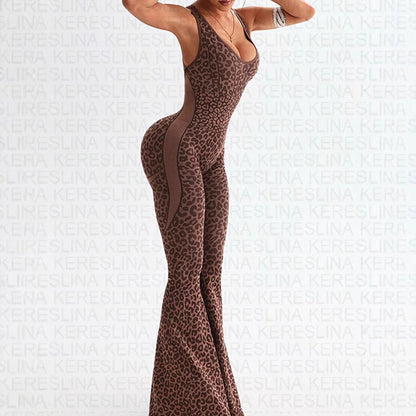 Wild Instinct Leopard Jumpsuit – Bullish Fierce & Flared Edition