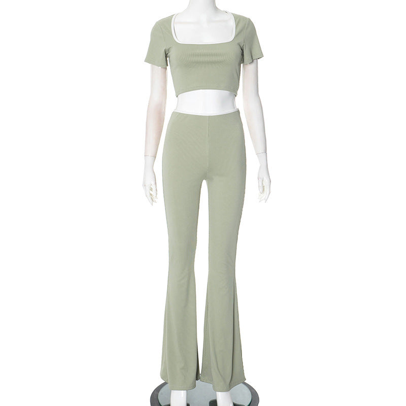 Sculpted Minimalist Stretch Set – Bullish Curve Contour Edition