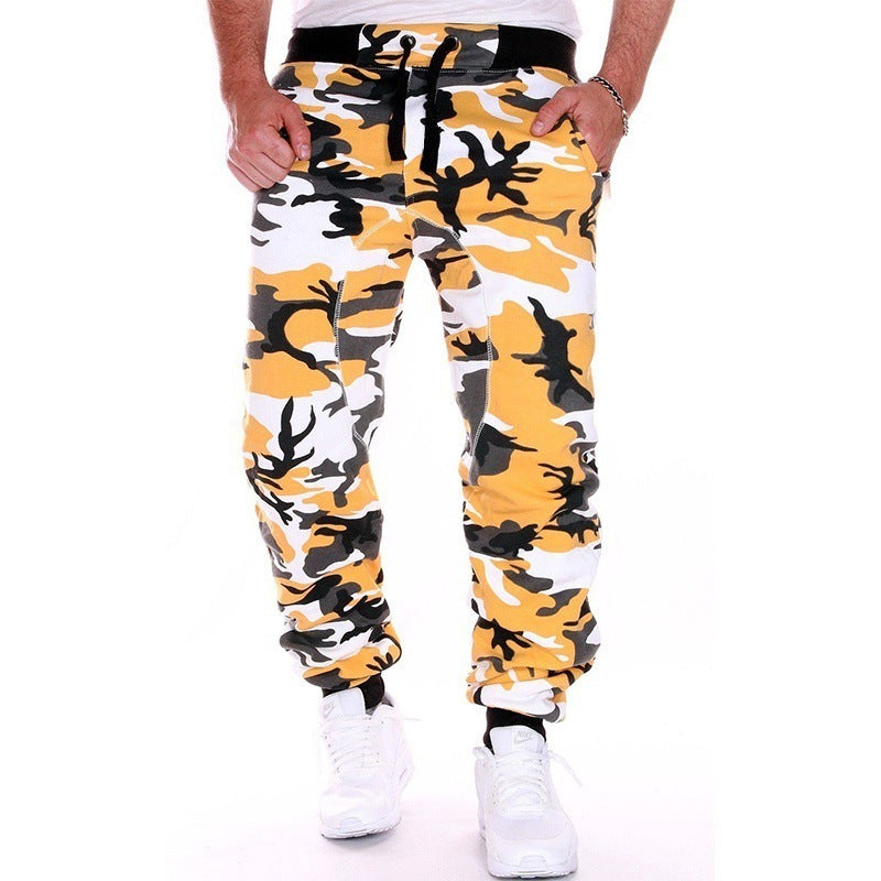 Men's Camouflage Hip Hop Cargo Pants – Loose Fit Mid Waist Urban Style