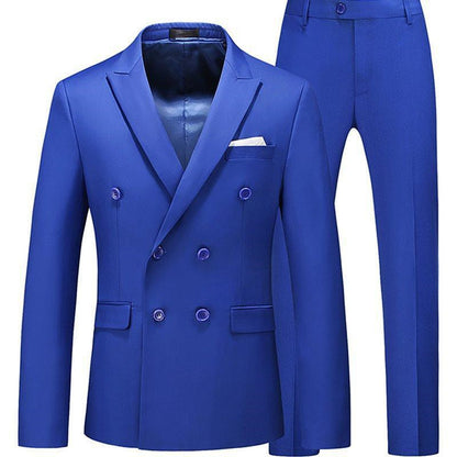Men's 2-Piece Slim Fit Casual Tuxedo Suit – Blazer & Pants Set