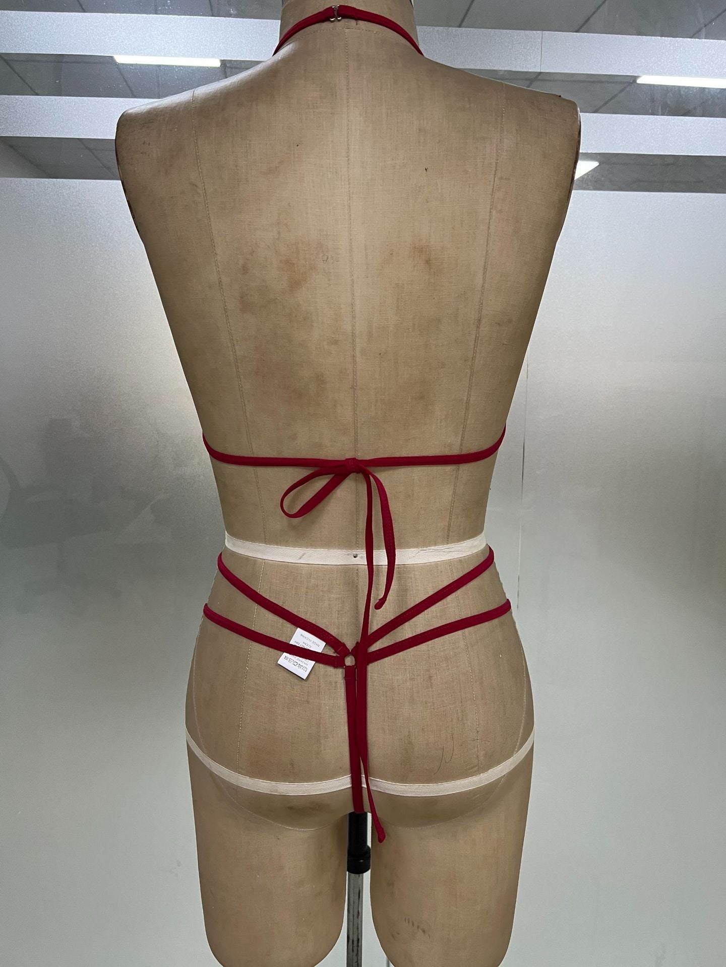 🌹 Seductive Allure Lace Jumpsuit – Wine Red, Sheer Elegance & Sultry Fit