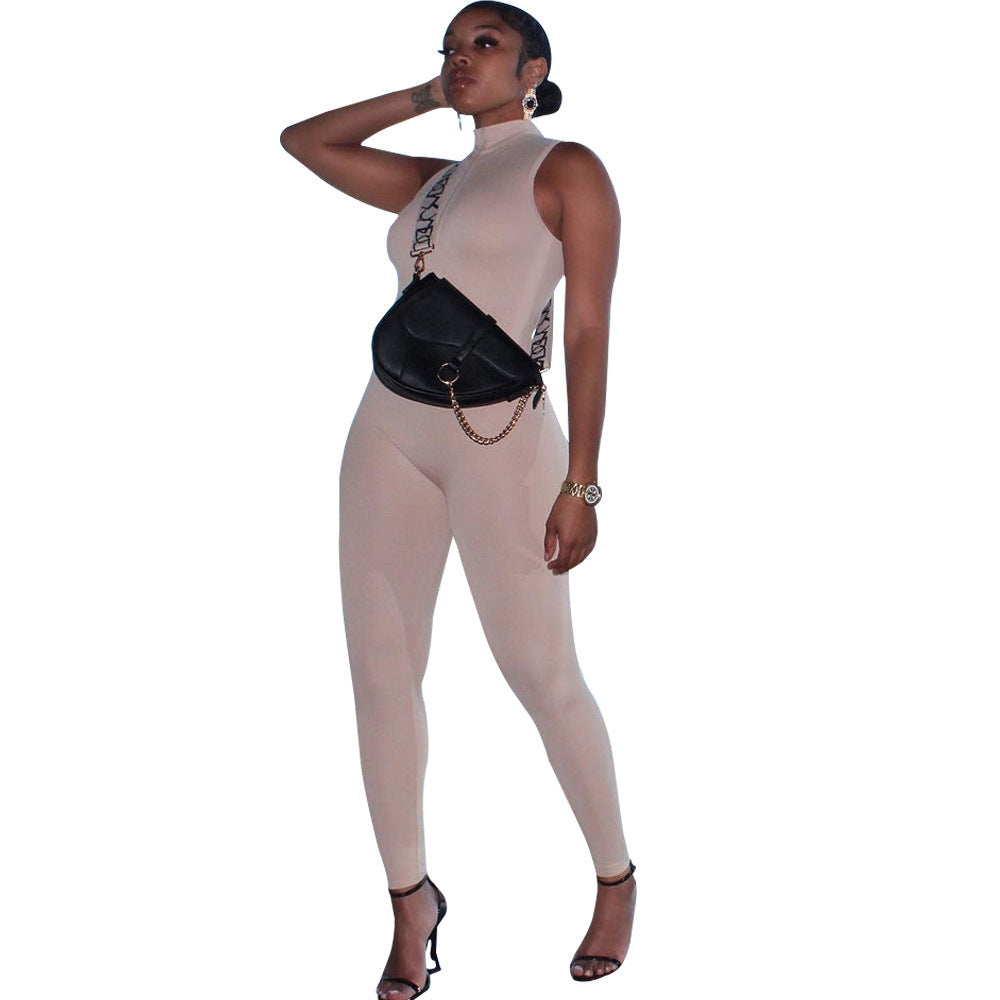 Snatched ZipFit Sleeveless Jumpsuit – Bullish SculptWear Edition