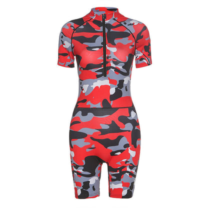 CamoKilla Zip Romper – Bullish Blue Street Camo Edition