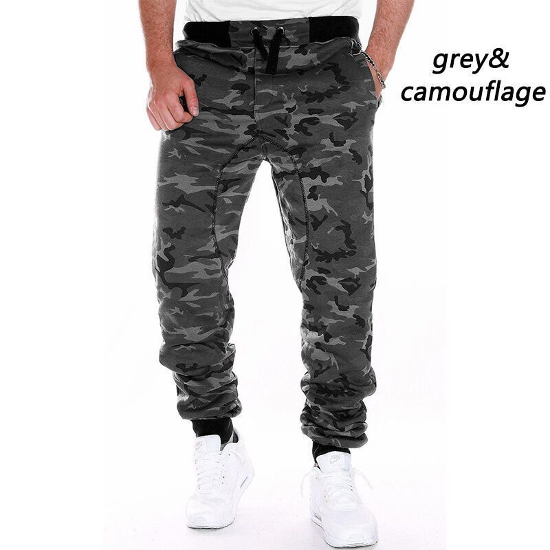 Men's Camouflage Hip Hop Cargo Pants – Loose Fit Mid Waist Urban Style
