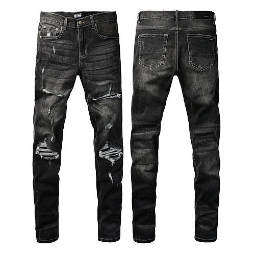 Fashion Close-Fitting Retro Slim Skinny Jeans for Men