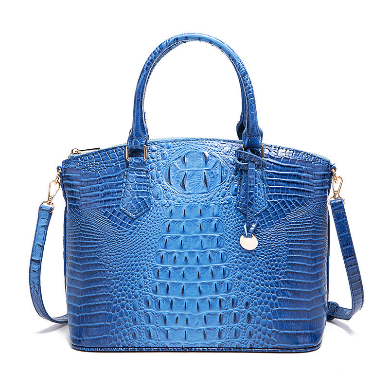👜 Bold Luxe: Crocodile-Embossed Gradient Handbag with Convertible Strap