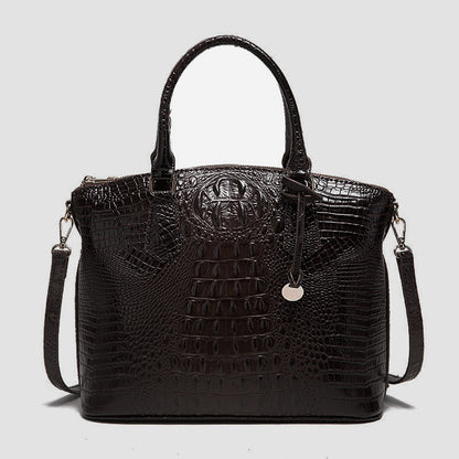 👜 Bold Luxe: Crocodile-Embossed Gradient Handbag with Convertible Strap