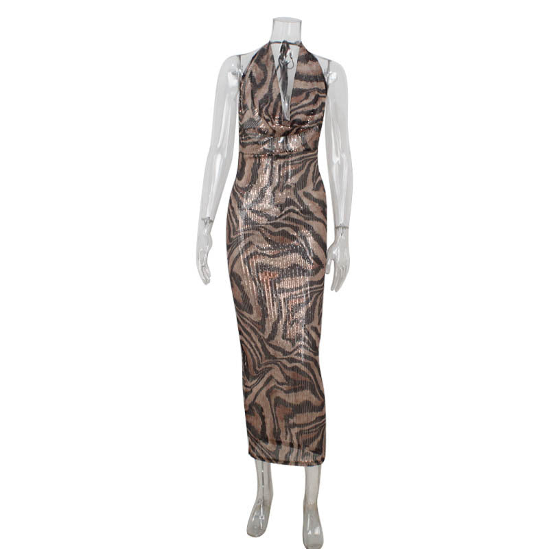 Elegant Backless Crop Top & Maxi Skirt Set – Women’s Long Sleeve Slim Fit 2-Piece Outfit