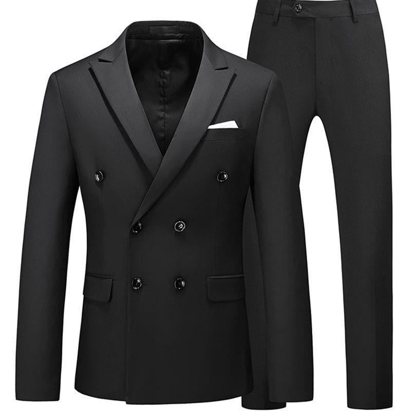Men's 2-Piece Slim Fit Casual Tuxedo Suit – Blazer & Pants Set