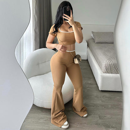 Sculpted Minimalist Stretch Set – Bullish Curve Contour Edition