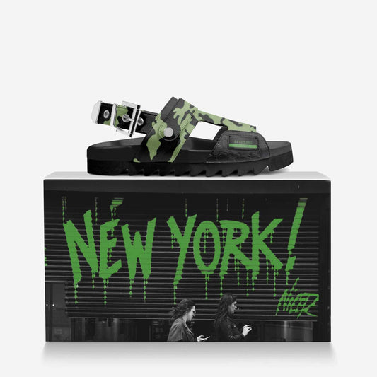 BX GLIDERS – Luxury Camo Buckle Sandals (Limited Edition)