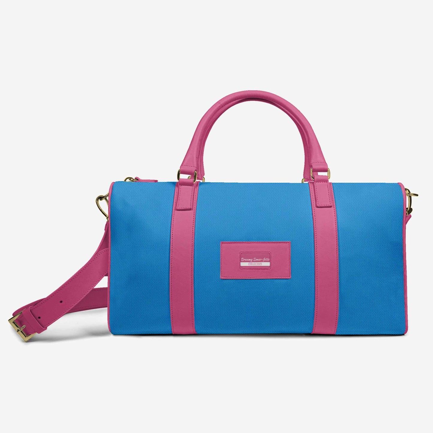 Dreamy Smur-fette Luxe Travel Bag – Italian-Made Designer Weekender