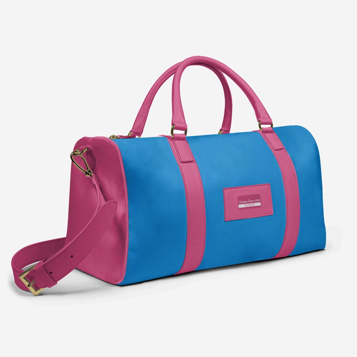 Dreamy Smur-fette Luxe Travel Bag – Italian-Made Designer Weekender