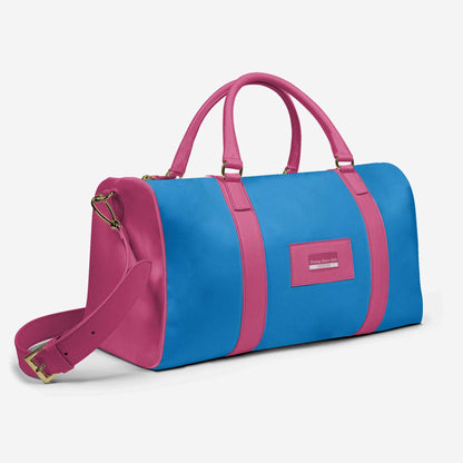 Dreamy Smur-fette Luxe Travel Bag – Italian-Made Designer Weekender