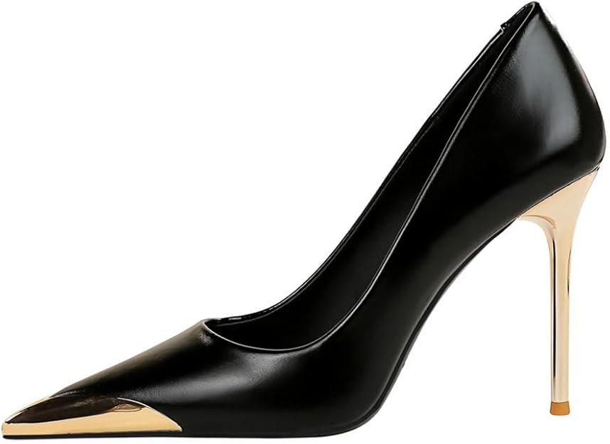 ✨ Retro Glam Stiletto Heels – Ultra High, Pointed Toe Elegance