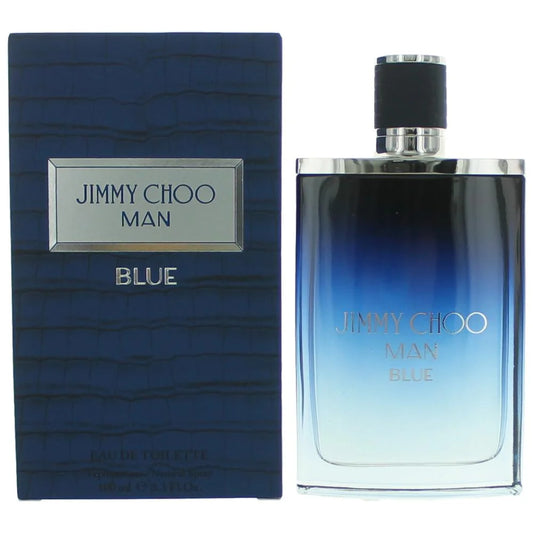 Jimmy Choo Man Blue Eau de Toilette – 3.3 oz. Cologne for Men