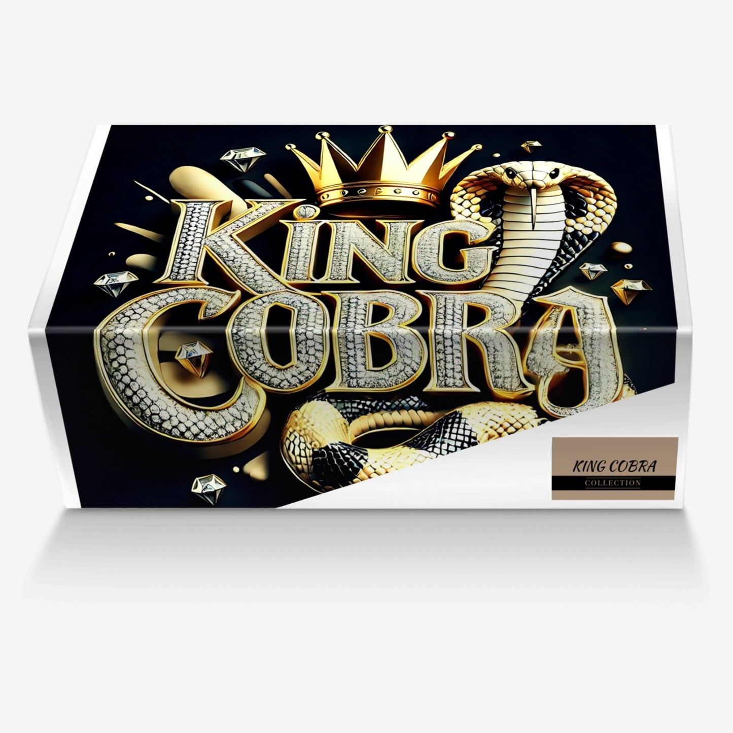 🎒 King Cobra Italian Leather Backpack – Luxe Python Print Travel Edition