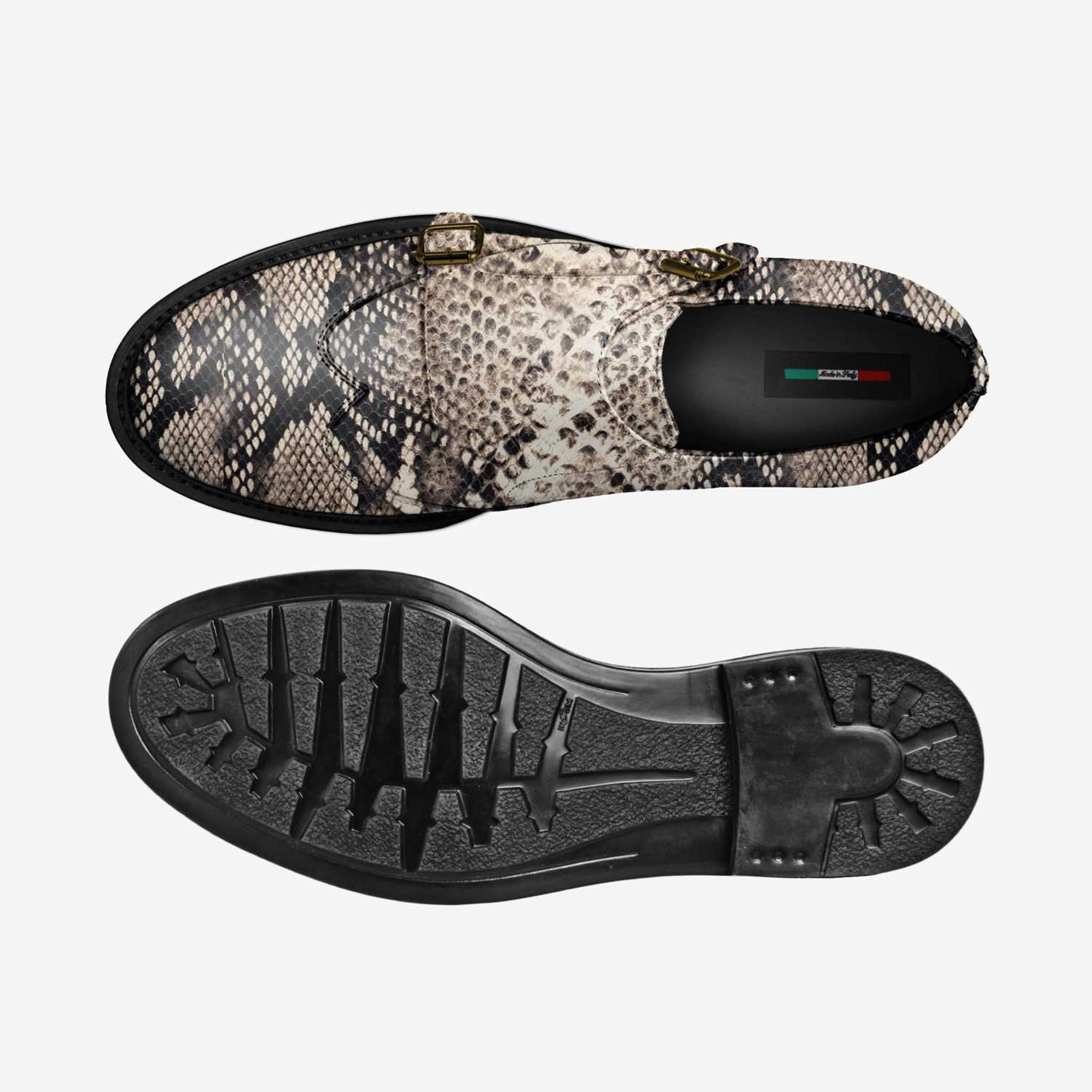 🐍 Mighty Python Italian Monk Strap Shoes – Limited Edition Collector’s Pair