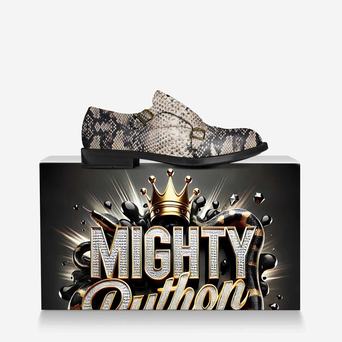 🐍 Mighty Python Italian Monk Strap Shoes – Limited Edition Collector’s Pair