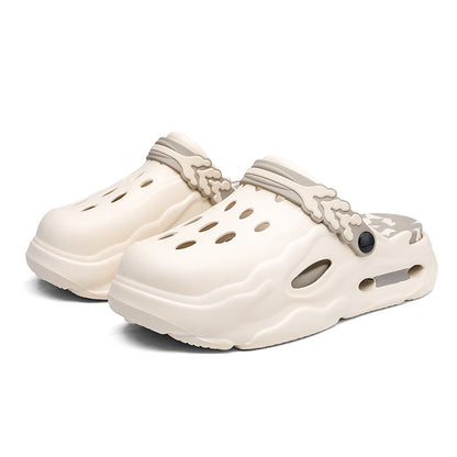 Unisex EVA Closed-Toe Hole Slippers – Non-Slip, Breathable & Height-Boosting