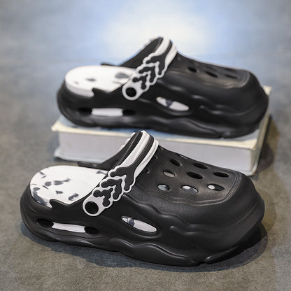 Unisex EVA Closed-Toe Hole Slippers – Non-Slip, Breathable & Height-Boosting