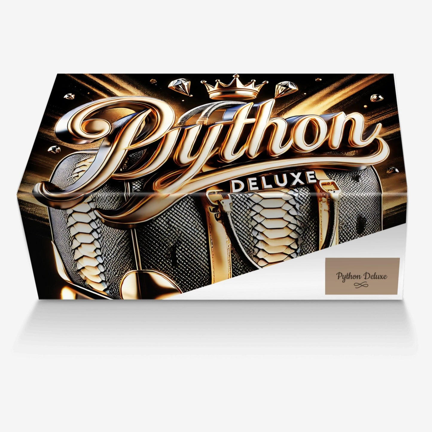 Python Deluxe Travel Bag – Italian Leather Duffel, Limited Edition