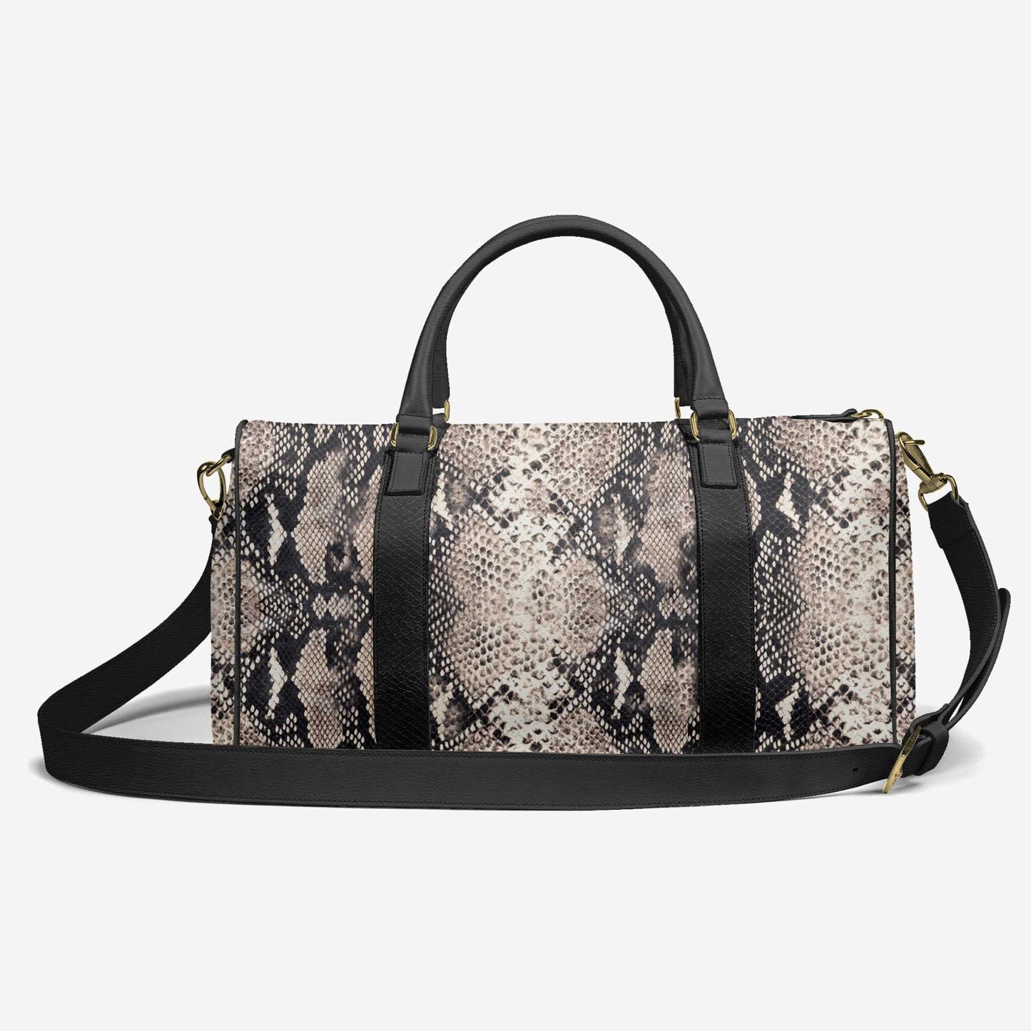 Python Deluxe Travel Bag – Italian Leather Duffel, Limited Edition