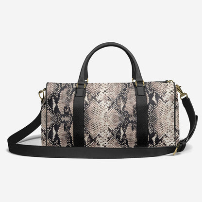 Python Deluxe Travel Bag – Italian Leather Duffel, Limited Edition