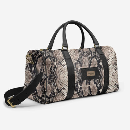Python Deluxe Travel Bag – Italian Leather Duffel, Limited Edition