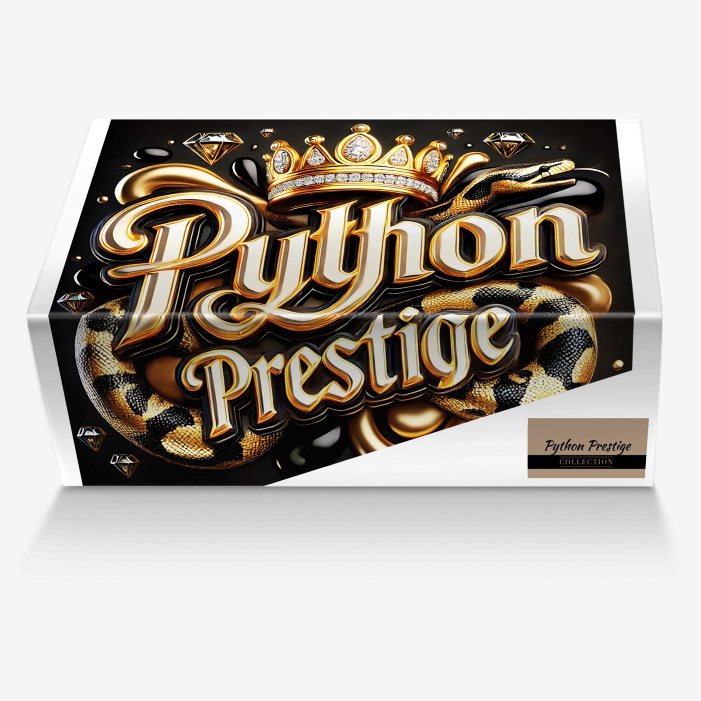 🐍Python Prestige Luxury Work Bag – Italian Leather Laptop Briefcase