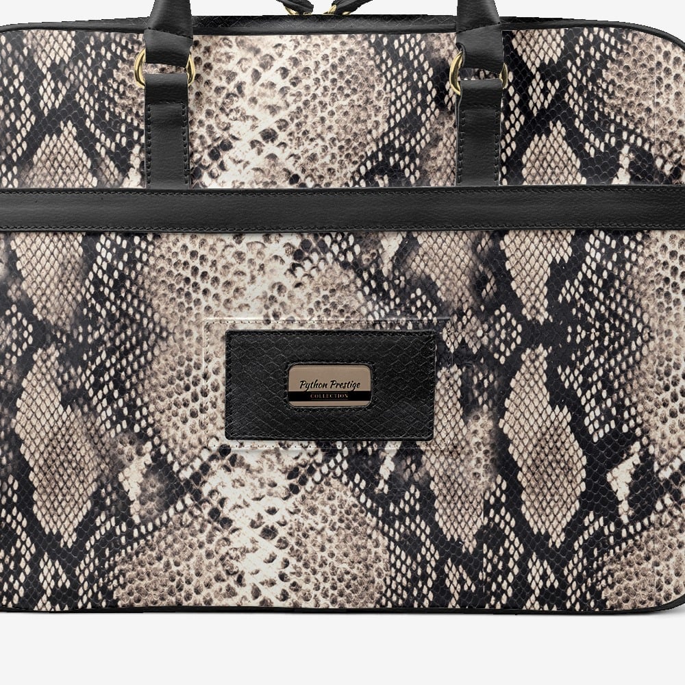 🐍Python Prestige Luxury Work Bag – Italian Leather Laptop Briefcase
