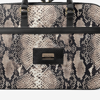 🐍Python Prestige Luxury Work Bag – Italian Leather Laptop Briefcase