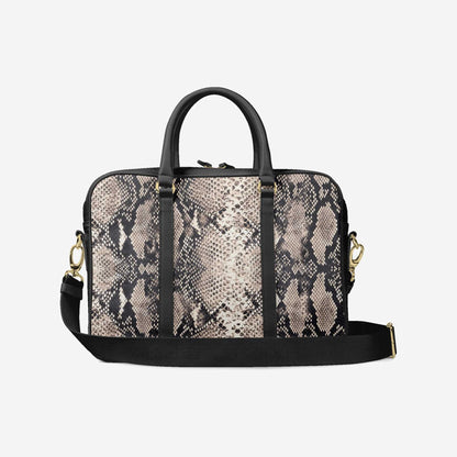 🐍Python Prestige Luxury Work Bag – Italian Leather Laptop Briefcase