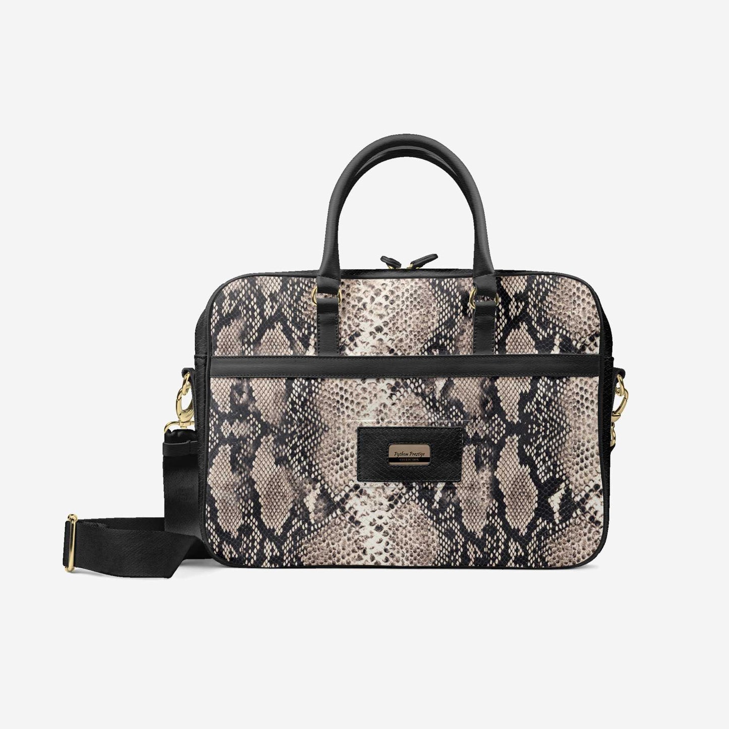 🐍Python Prestige Luxury Work Bag – Italian Leather Laptop Briefcase