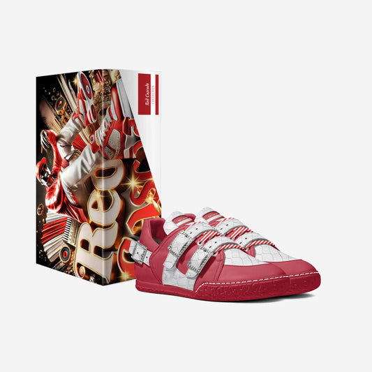 🔥 Red Cascade – Strass Luxe Italian Low Top Sneaker | Limited Edition by Bullish Boutique