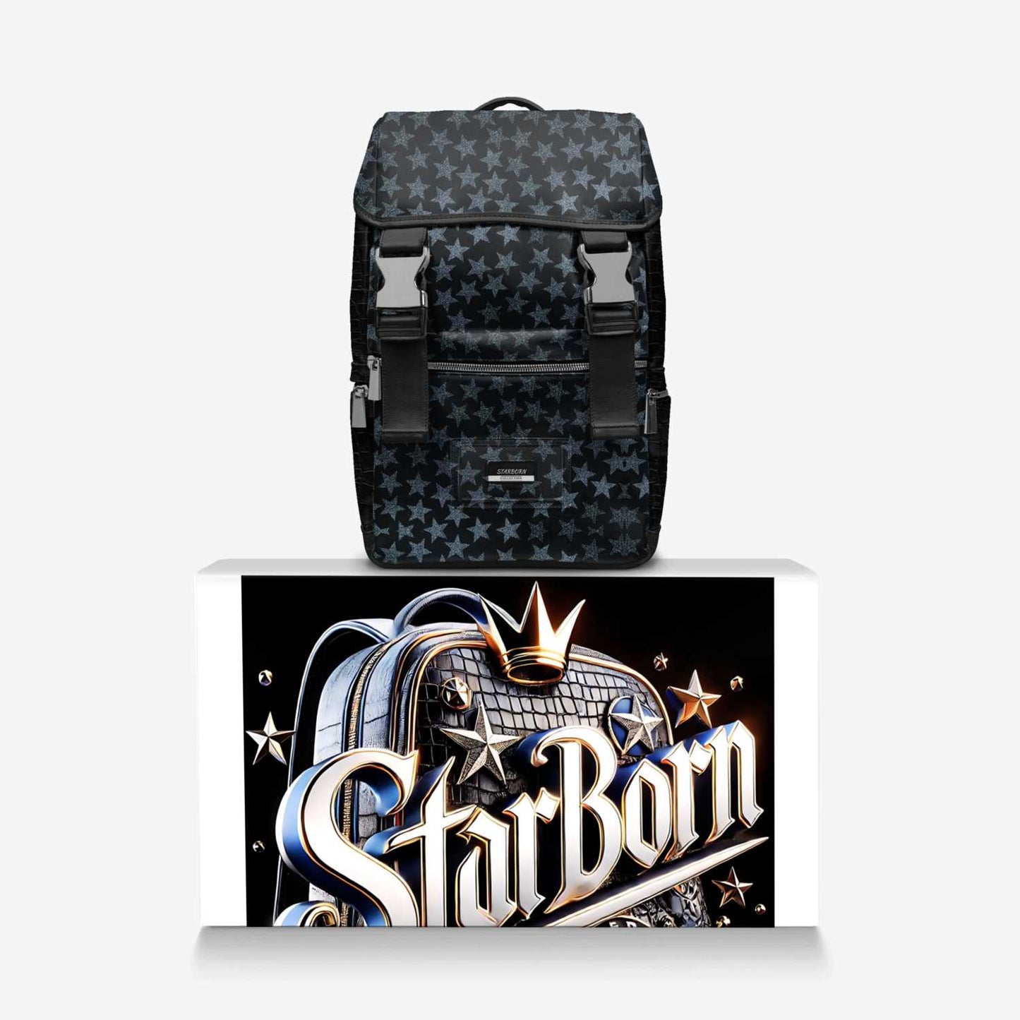STARBORN Modern Travel Luxe Backpack | Limited Edition Italian Leather Bag by Bullish Boutique