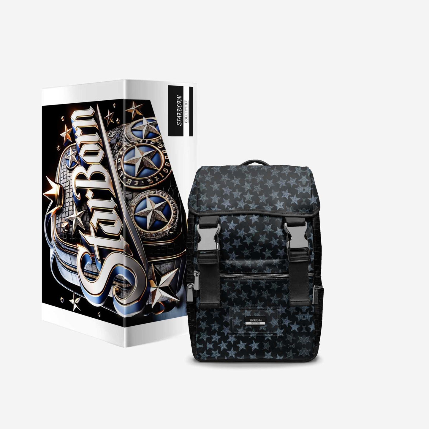 STARBORN Modern Travel Luxe Backpack | Limited Edition Italian Leather Bag by Bullish Boutique