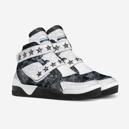 STARGOOCHI Fashion Stars Hi Top Sneakers – Limited Edition Italian Luxury