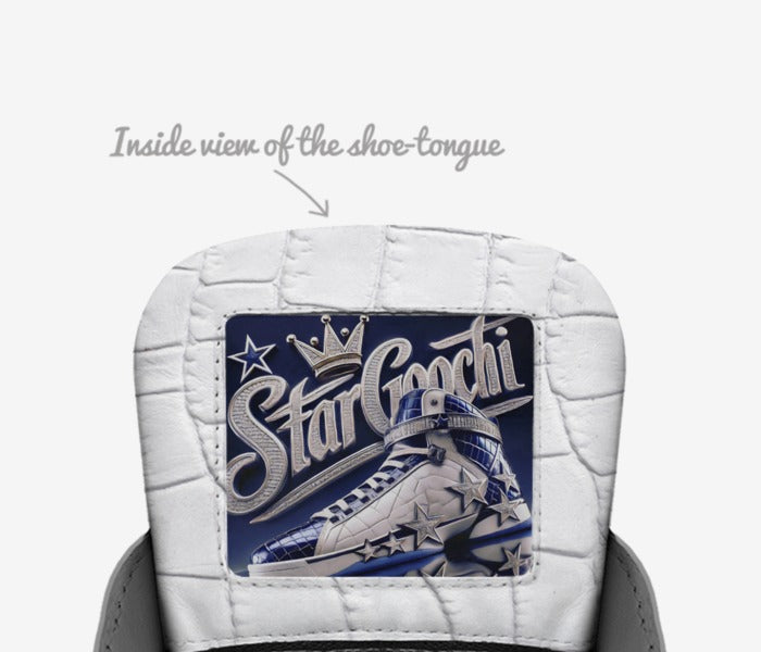 STARGOOCHI Fashion Stars Hi Top Sneakers – Limited Edition Italian Luxury