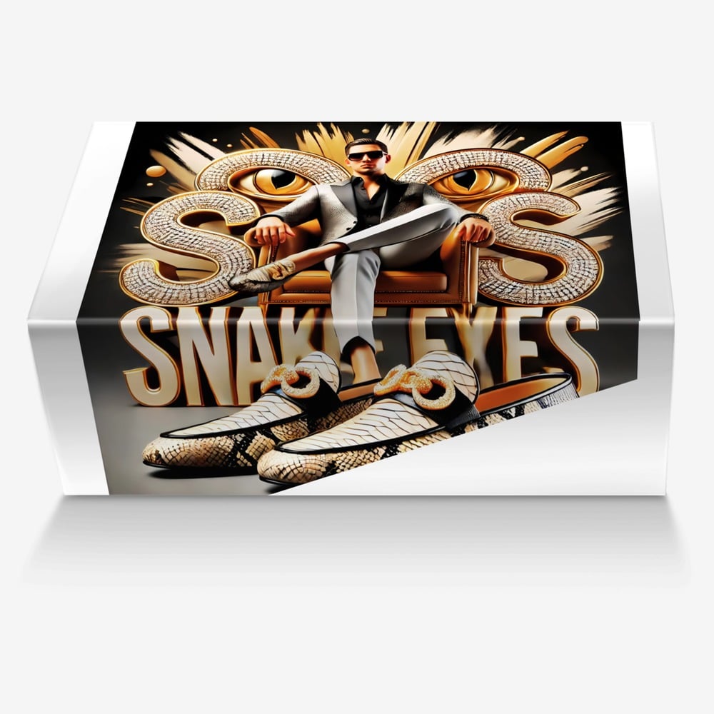 🐍 Snake Eyes Tassel Loafers – Italian Leather Slip-Ons, Limited Edition