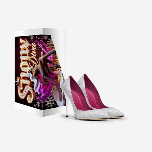 Snow Diva Full Cut Stiletto – Italian-Made Elegant High Heel Pump